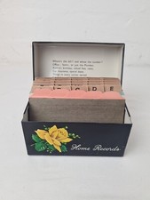 Vintage Home Records Tin