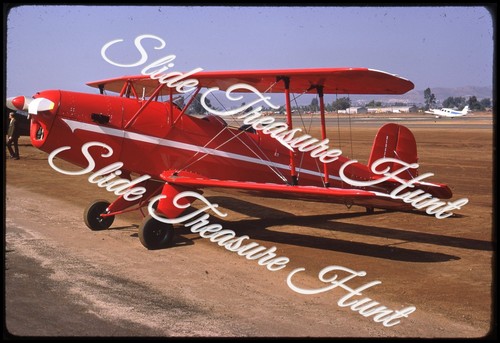 Biplane aircraft air - show, 35mm