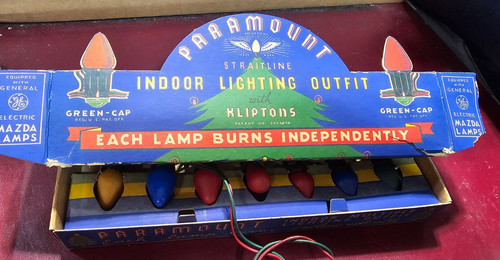 Vintage christmas lights - vintage, santa