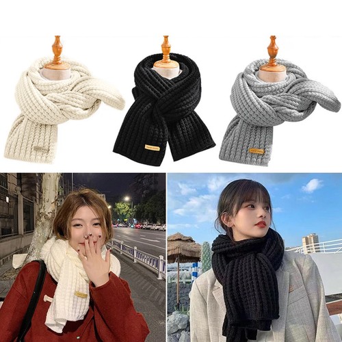 Ladies warm scarf knitted - , neck