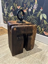 reclaimed English oak Doorstop