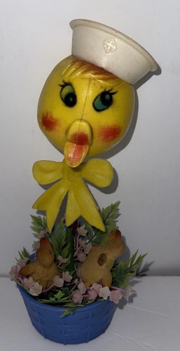 Vintage 50s easter duck - vintage, chick
