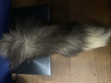 Taxidermy Silver Fox Tail -