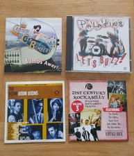 Rockabilly 4cds The Paladins Lets Buzz The Boom Boom Booms Crown City Bombers