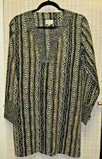Ladies ANOKHI FOR EAST embelished long top. size 14, comfort fit.