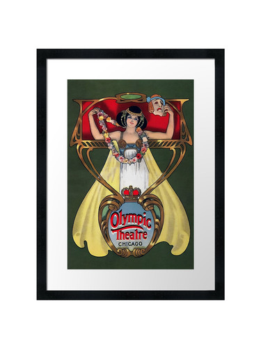 Shuffle along framed wall - wall, art
