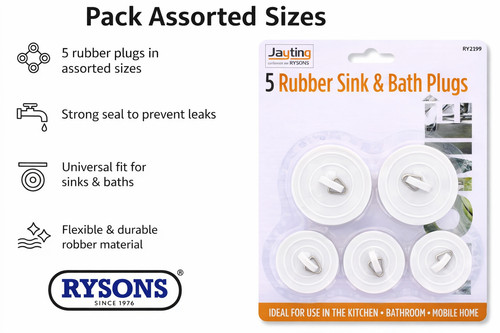 Rubber bath sink plug - bath, &
