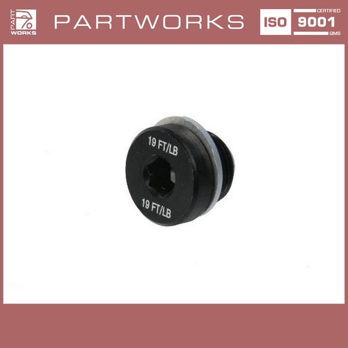 Oil drain plug engine for