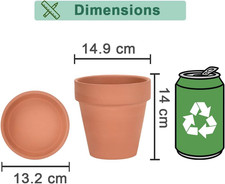 15Cm Clay Pot for Plant with