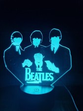 Beatles Acrylic Engraved LED lamp