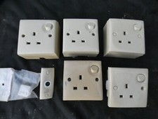 Caravan plug sockets, 240v, 12v, aerial socket.