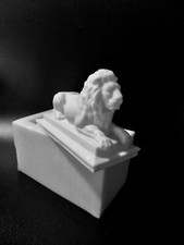 Dolls house Lion On Plinth Silicone Rubber Mould