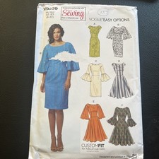 Vogue Sewing Pattern Dress