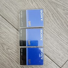Genuine Sony PROFESSIONAL DAT PDP124L AUDIO 124min TAPES x  3 units
