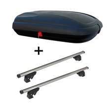 Roof box BA320L Carbonl + roof