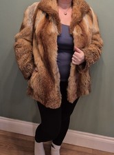 Vintage 80's Real Fox Fur Coat
