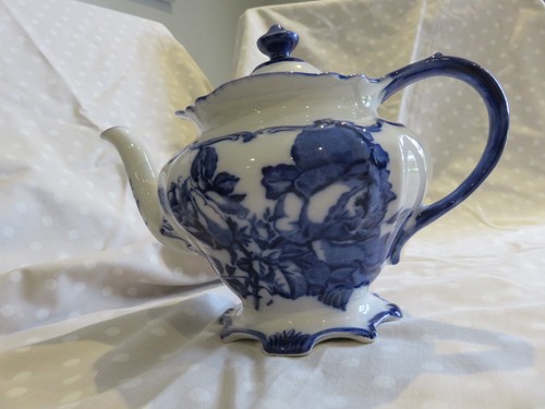 Staffordshire ironstone teapot - ironstone,
