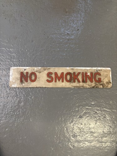 Vintage smoking sign - vintage,