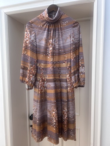 Vintage berkertex floral - floral, midi
