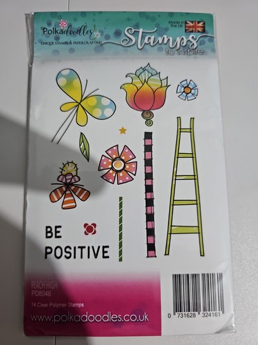 Polkadoodles positive stamp - positive,