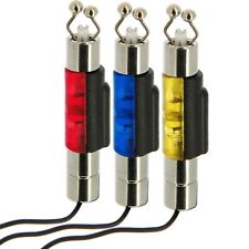 Fishing Bite Indicators LED Bobbins Swinger Hangers Jack Plug Carp Tackle x 3