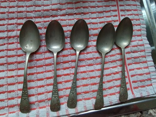 Nickel silver spoons 16cm - nickel,