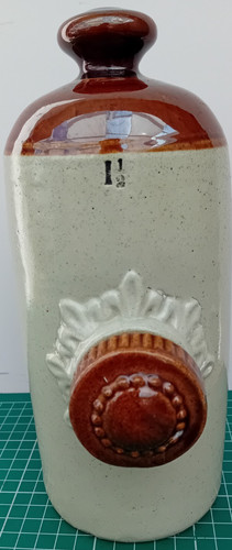 Vintage stone salt - vintage, glazed