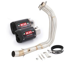 For Yamaha MT-07 FZ07 14-24 YZF R7 21-25 51mm Exhaust System Slip On Header Pipe