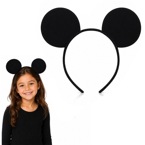 Black mouse ears - mouse, headband