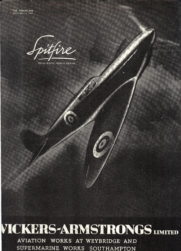 Ww2 vickers spitfire - ww2,