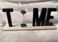 “Time” Wooden Decoration