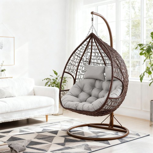 Garden egg chair - chair, cushions