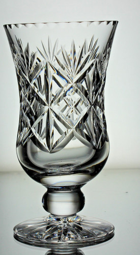 Cut glass crystal footed - cut,