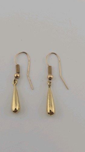 9ct gold teardrop dangle - 9ct,