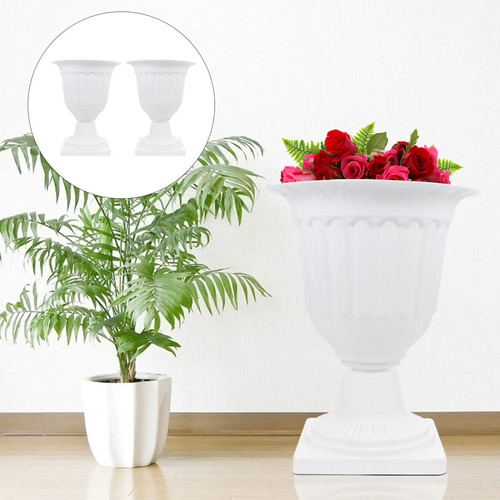 2pcs plastic flowerpot vintage - plastic,