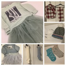 Bundle girls clothes. Age 7/8 years. New & Used items . George Zara Matalan Etc 