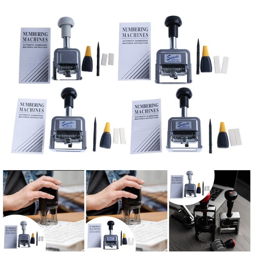Number stamp numerator machine - number,