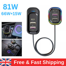 Multi 6-Ports Car USB Type C