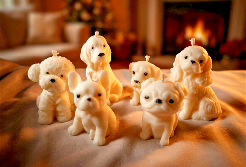 Puppy dog candles - puppy,