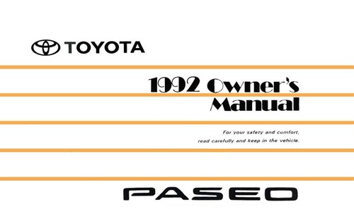 1992 toyota paseo - 1992,