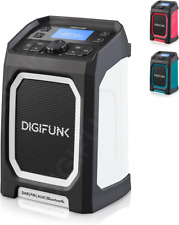 Digifunk Work Site Radio | USB Rechargeable | DAB+, DAB, FM, Bluetooth, AUX Inpu