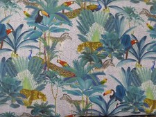 TROPICAL JUNGLE DESIGN Cotton