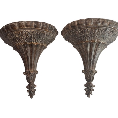 Vintage style bronze acanthus - style,