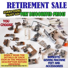 DOMESTIC SEWING MACHINE FEET &