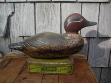 GREEN WING TEAL MASON DECOY