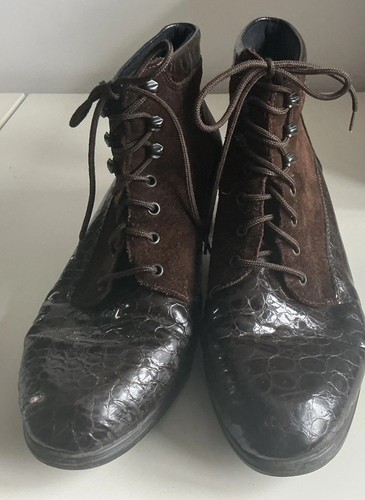 Rieker brown lace boots - rieker, uk