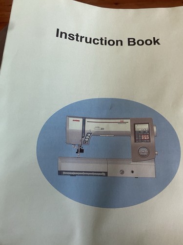 Janome horizon instruction - janome,