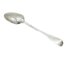George III Sterling Silver Shell-Back Tablespoon Antique 1762 London
