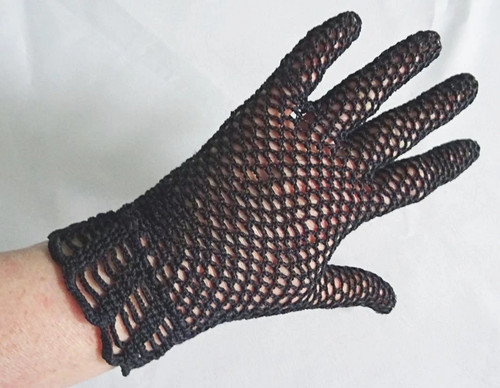 Vintage crochet gloves - crochet,