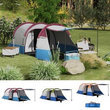 Man camping tent - man, family